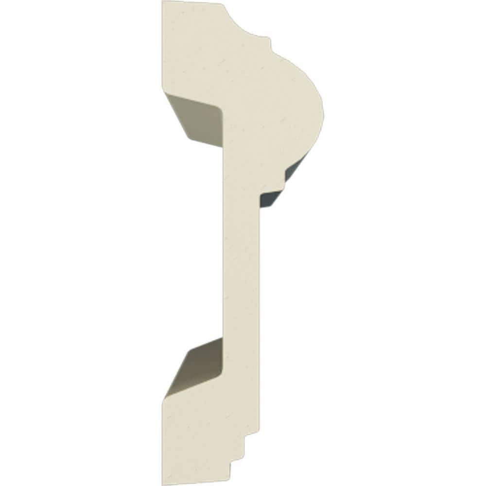 Ekena Millwork 3-3/4 in. x 1-1/4 in. x 94-1/2 in. Polyurethane Edwards Casing Moulding