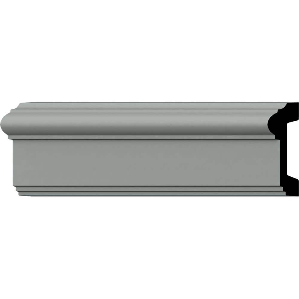 Ekena Millwork 3-3/4 in. x 1-1/4 in. x 94-1/2 in. Polyurethane Edwards Casing Moulding