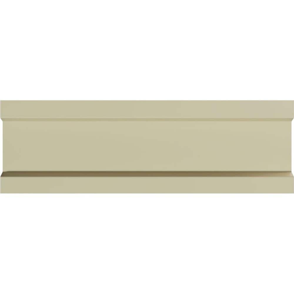 Ekena Millwork 3-3/4 in. x 1-1/4 in. x 94-1/2 in. Polyurethane Edwards Casing Moulding