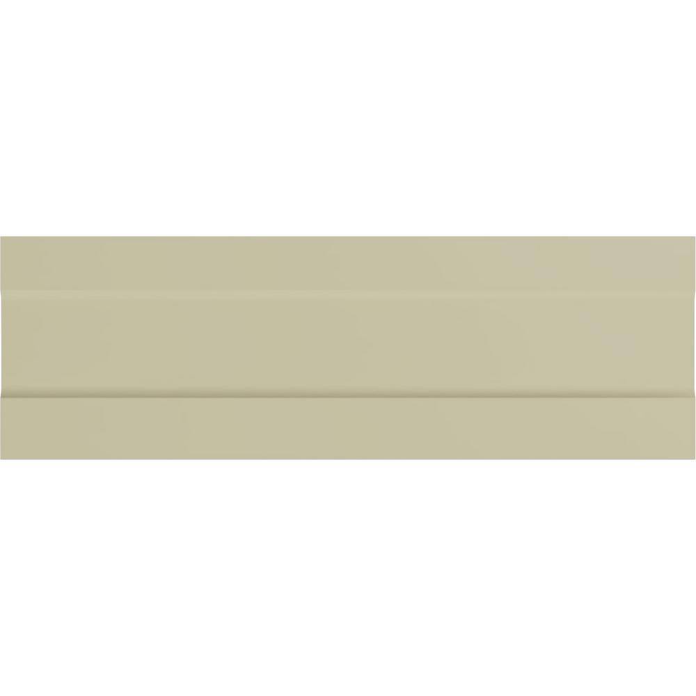 Ekena Millwork 5/8 in. x 4 in. x 94-1/2 in. Polyurethane Fluted Panel Window and Door Casing Moulding