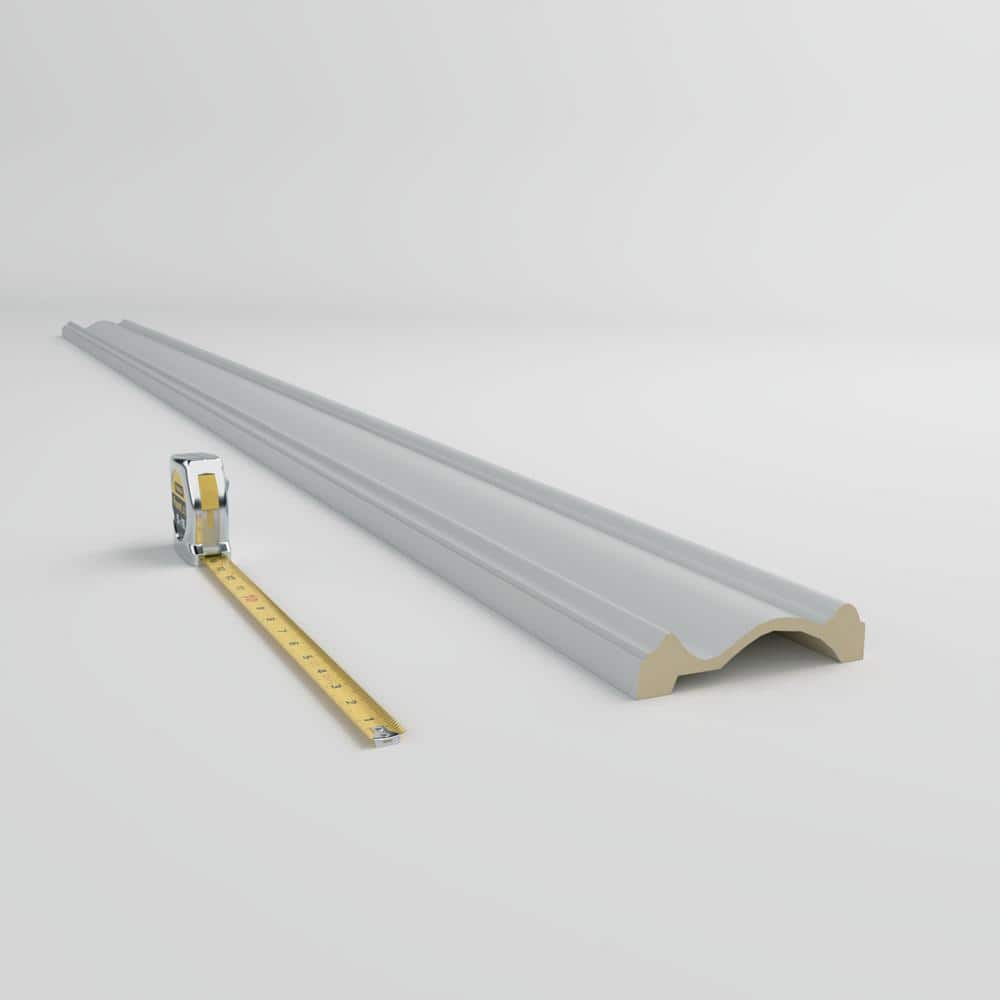 Ekena Millwork 1-3/8 in. x 6 in. x 94-1/2 in. Polyurethane Ashford Casing Moulding