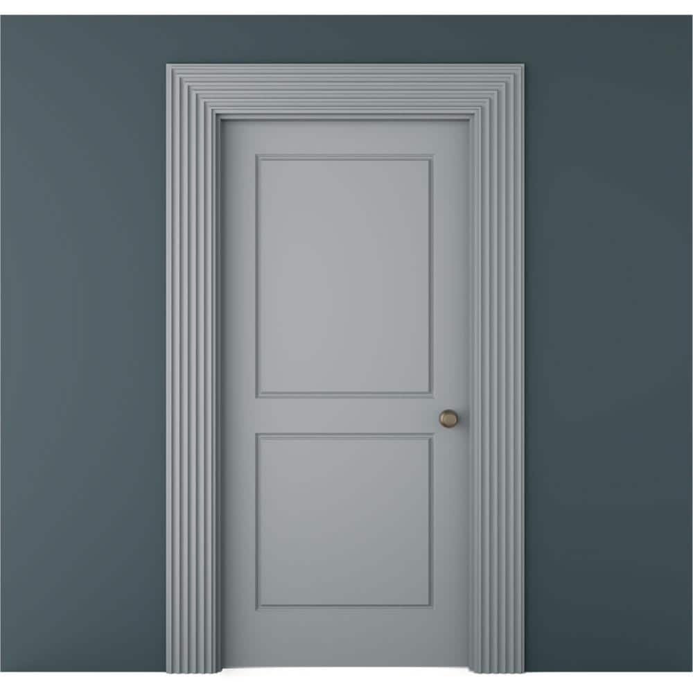 Ekena Millwork 1 in. x 7 in. x 78-3/4 in. Primed Polyurethane Fluted Casing
