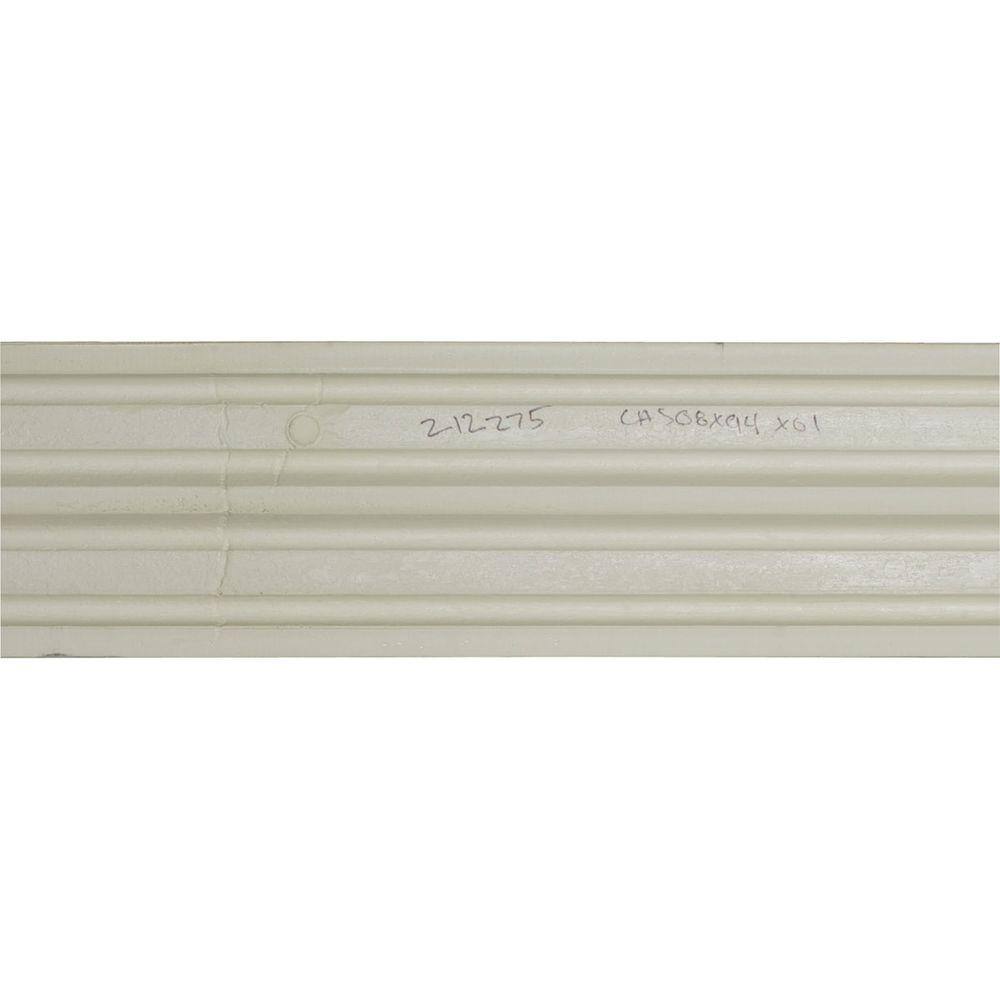 Ekena Millwork 1-1/8 in. x 7-7/8 in. x 94-1/2 in. Primed Polyurethane Fluted Casing