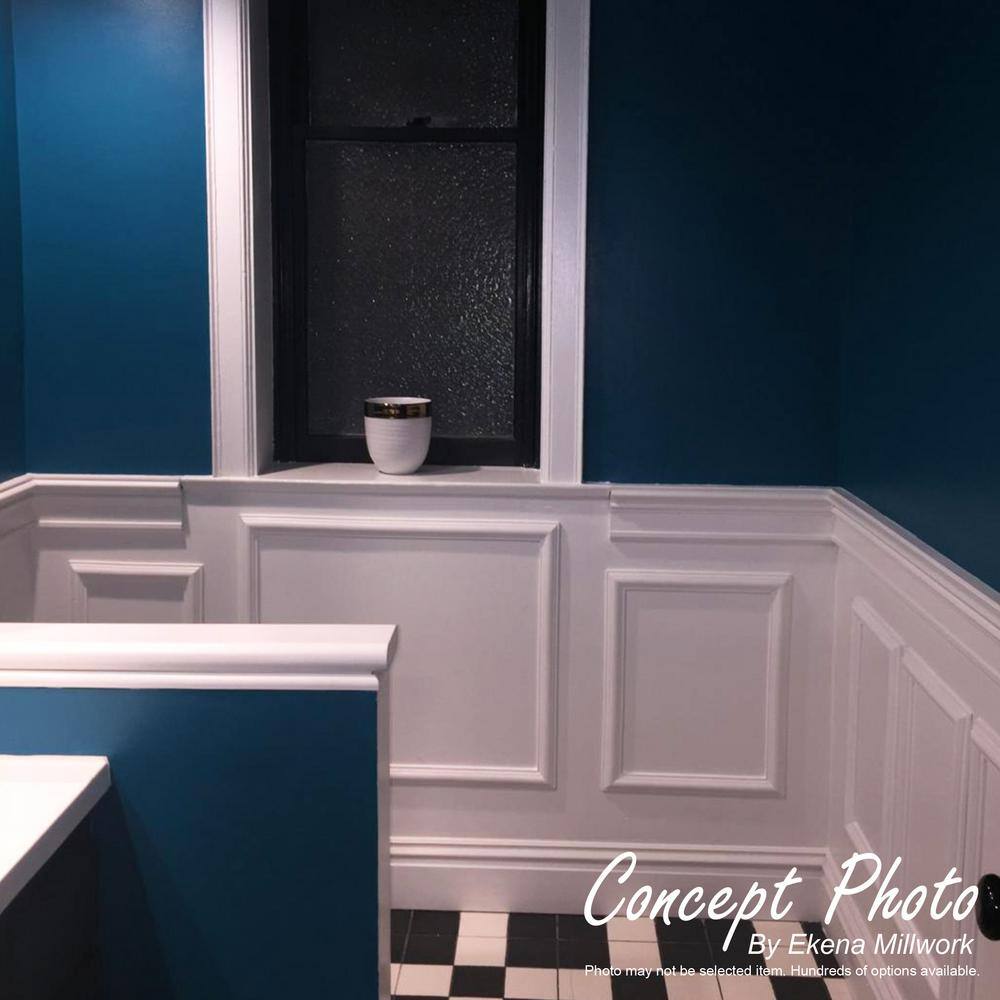 Ekena Millwork 2-3/4 in. x 94-1/2 in. x 9-5/8 in. Polyurethane Edwards Shell Casing Facia