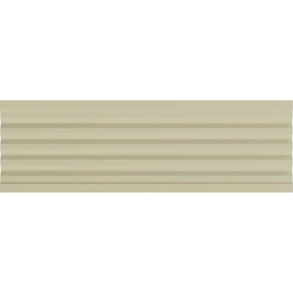 Ekena Millwork 1-1/8 in. x 12-5/8 in. x 78-3/4 in. Primed Polyurethane Fluted Casing