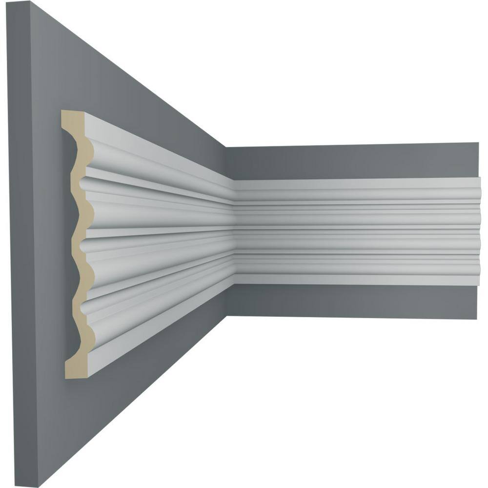 Ekena Millwork 1-7/8 in. x 15 in. x 78-3/4 in. Primed Polyurethane Victorian Casing