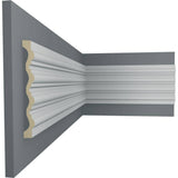 Ekena Millwork 1-7/8 in. x 15 in. x 78-3/4 in. Primed Polyurethane Victorian Casing