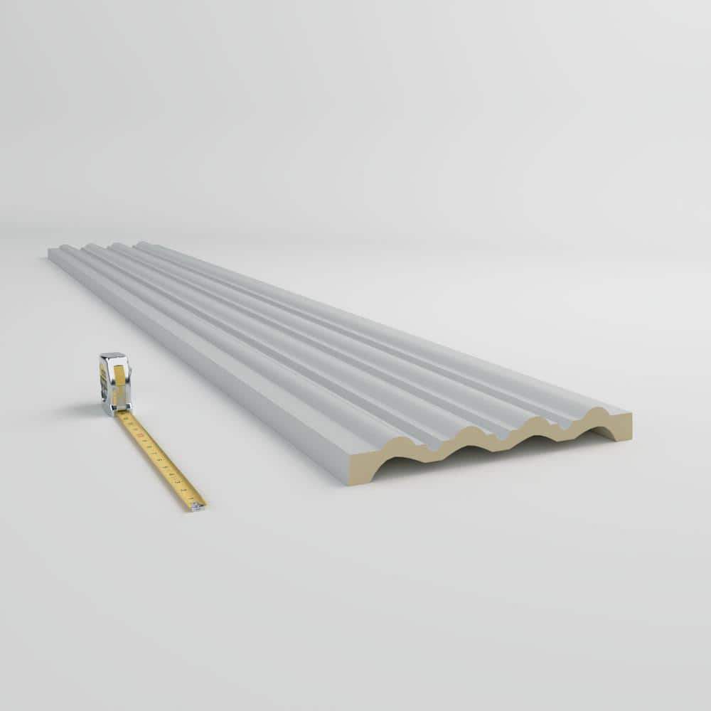 Ekena Millwork 1-7/8 in. x 15 in. x 78-3/4 in. Primed Polyurethane Victorian Casing