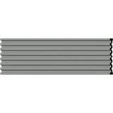Ekena Millwork 1-1/2 in. x 17-3/4 in. x 94-1/2 in. Primed Polyurethane Reeded Casing
