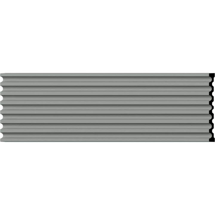 Ekena Millwork 1-1/2 in. x 17-3/4 in. x 94-1/2 in. Primed Polyurethane Reeded Casing