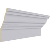 Ekena Millwork 7-1/8 in. x 12-1/8 in. x 94-1/2 in. Polyurethane Fascia Moulding