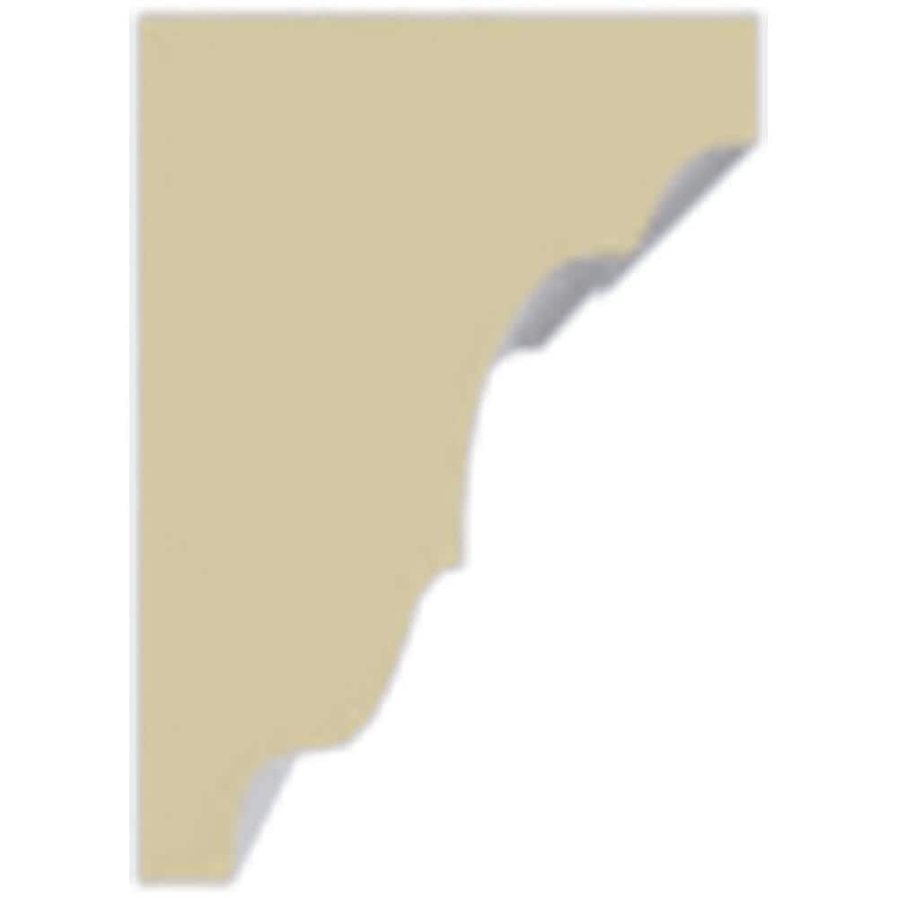 Ekena Millwork 5/8 in. x 7/8 in. x 94-1/2 in. Polyurethane Edinburgh Traditional Smooth Crown Moulding