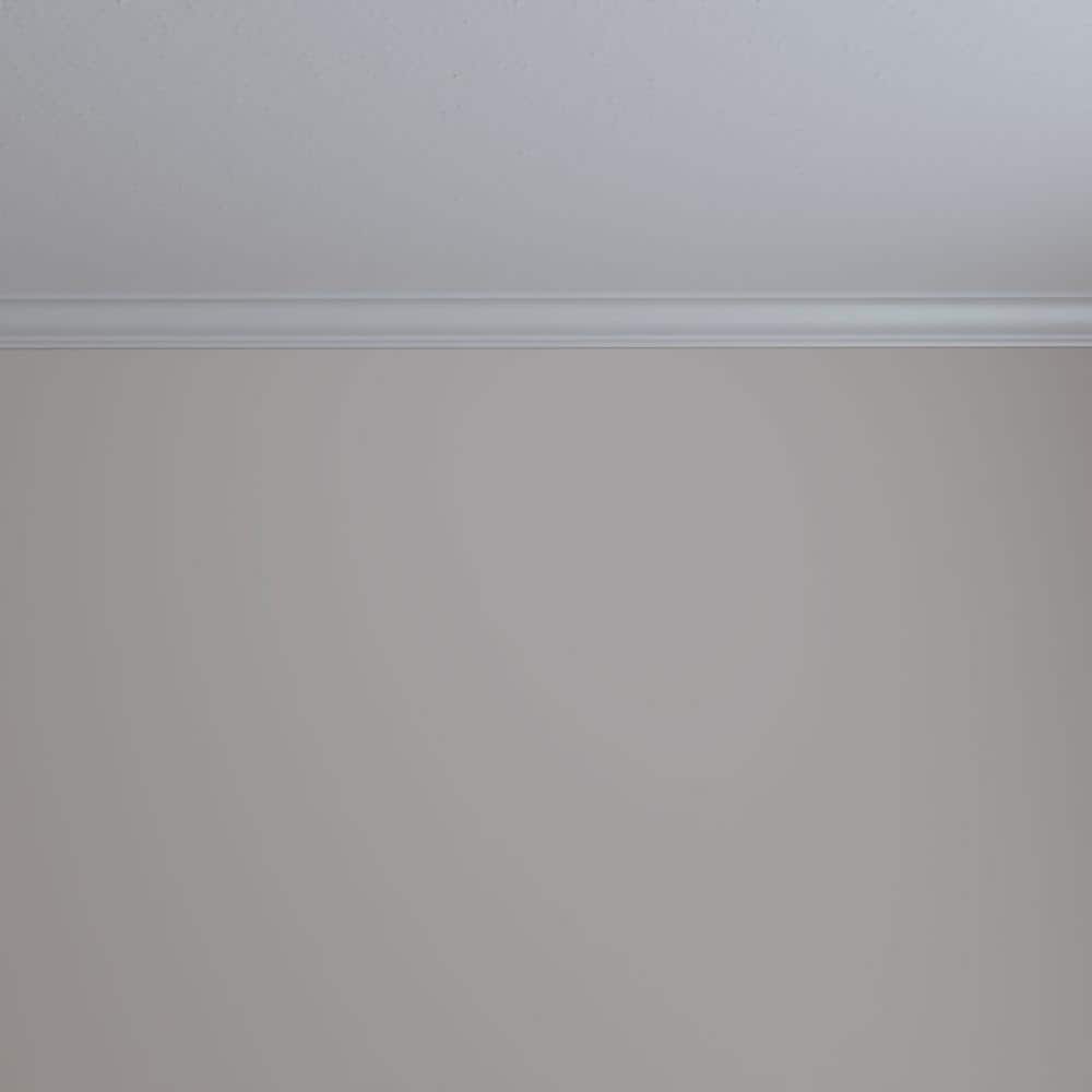 Ekena Millwork 1-5/8 in. x 1-5/8 in. x 94-1/2 in. Polyurethane Odessa Traditional Smooth Crown Moulding