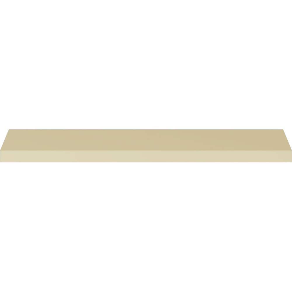 Ekena Millwork 1-5/8 in. x 1-5/8 in. x 94-1/2 in. Polyurethane Odessa Traditional Smooth Crown Moulding