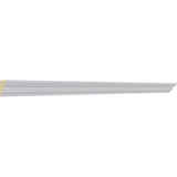 Ekena Millwork 3/4 in. x 3/4 in. x 94-1/2 in. Polyurethane Hillsborough Traditional Smooth Crown Moulding