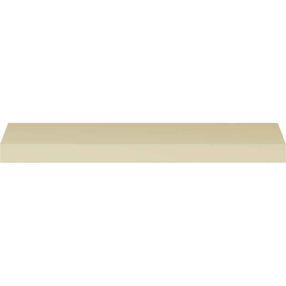 Ekena Millwork 1-7/8 in. x 2 in. x 94-1/2 in. Polyurethane Reece Traditional Smooth Crown Moulding