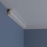 Ekena Millwork 1-5/8 in. x 2-1/8 in. x 94-1/2 in. Polyurethane Valeriano Crown Moulding