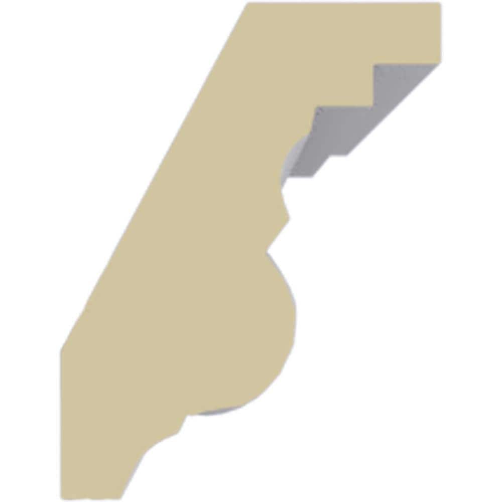 Ekena Millwork 1-5/8 in. x 2-1/8 in. x 94-1/2 in. Polyurethane Valeriano Crown Moulding
