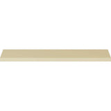 Ekena Millwork 2 in. x 2 in. x 94-1/2 in. Polyurethane Lyon Traditional Smooth Crown Moulding