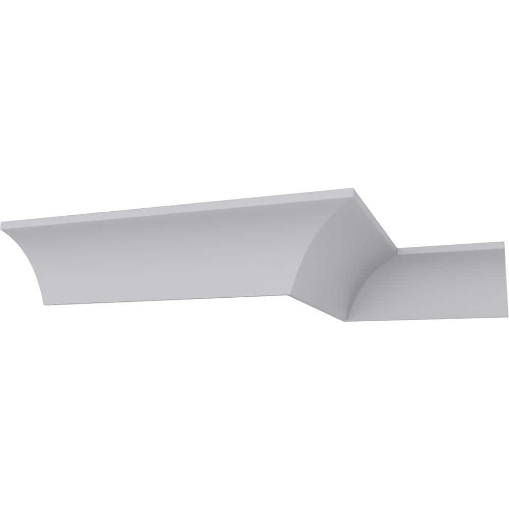 Ekena Millwork 2-5/8 in. x 2-3/8 in. x 94-1/2 in. Polyurethane Traditional Smooth Crown Moulding