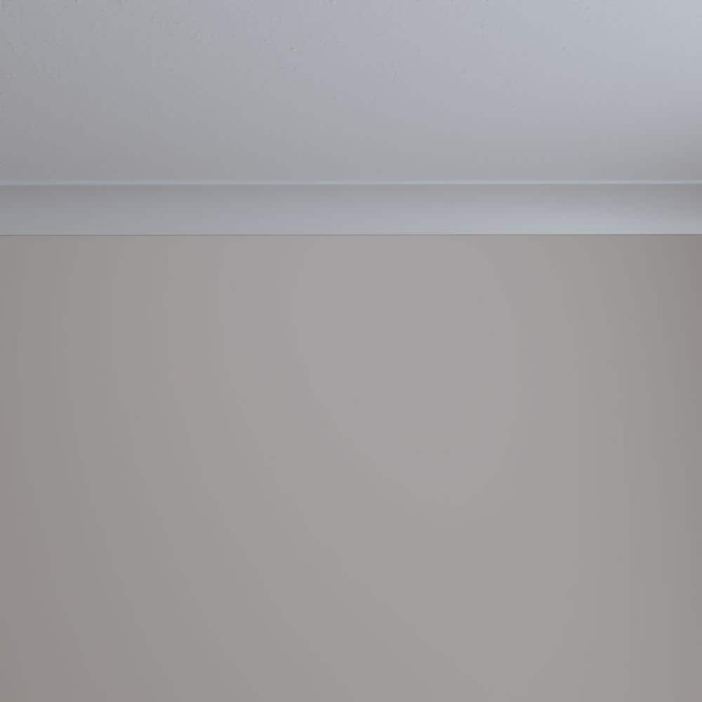 Ekena Millwork 2-5/8 in. x 2-3/8 in. x 94-1/2 in. Polyurethane Traditional Smooth Crown Moulding