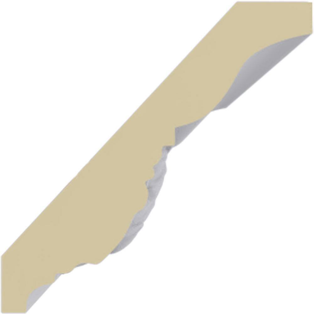 Ekena Millwork 2-3/4 in. x 2-3/4 in. x 94-1/2 in. Polyurethane Melonie Egg and Dart Crown Moulding