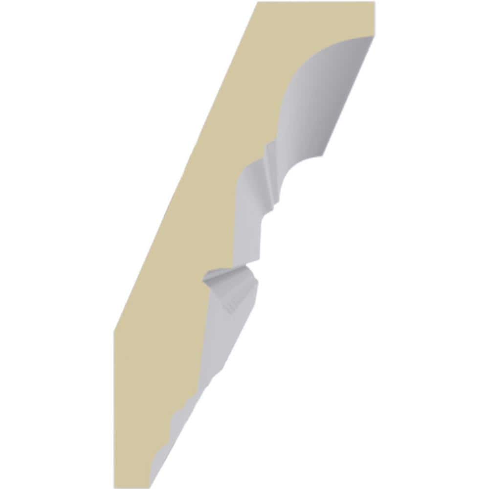 Ekena Millwork 1-7/8 in. x 3-1/2 in. x 94-1/2 in. Polyurethane Sequential Crown Moulding
