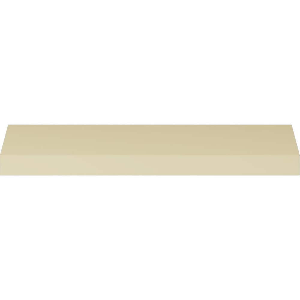 Ekena Millwork 2-1/8 in. x 3-1/8 in. x 94-1/2 in. Polyurethane Floral Crown Moulding