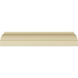 Ekena Millwork 3-1/ in. x 3-3/8 in. x 4-7/8 in. x 94-1/2 in. Holmdel Traditional Smooth Polyurethane Crown Moulding (12-Pack)