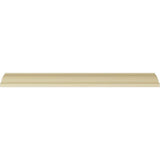 Ekena Millwork 3-3/4 in. x 3-1/4 in. x 94-1/2 in. Polyurethane Bulwark Rose Crown Moulding