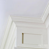 Ekena Millwork 3-5/8 in. x 3-5/8 in. x 94-1/2 in. Polyurethane Strasbourg Crown Moulding
