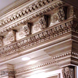 Ekena Millwork 3-5/8 in. x 3-5/8 in. x 94-1/2 in. Polyurethane Strasbourg Crown Moulding