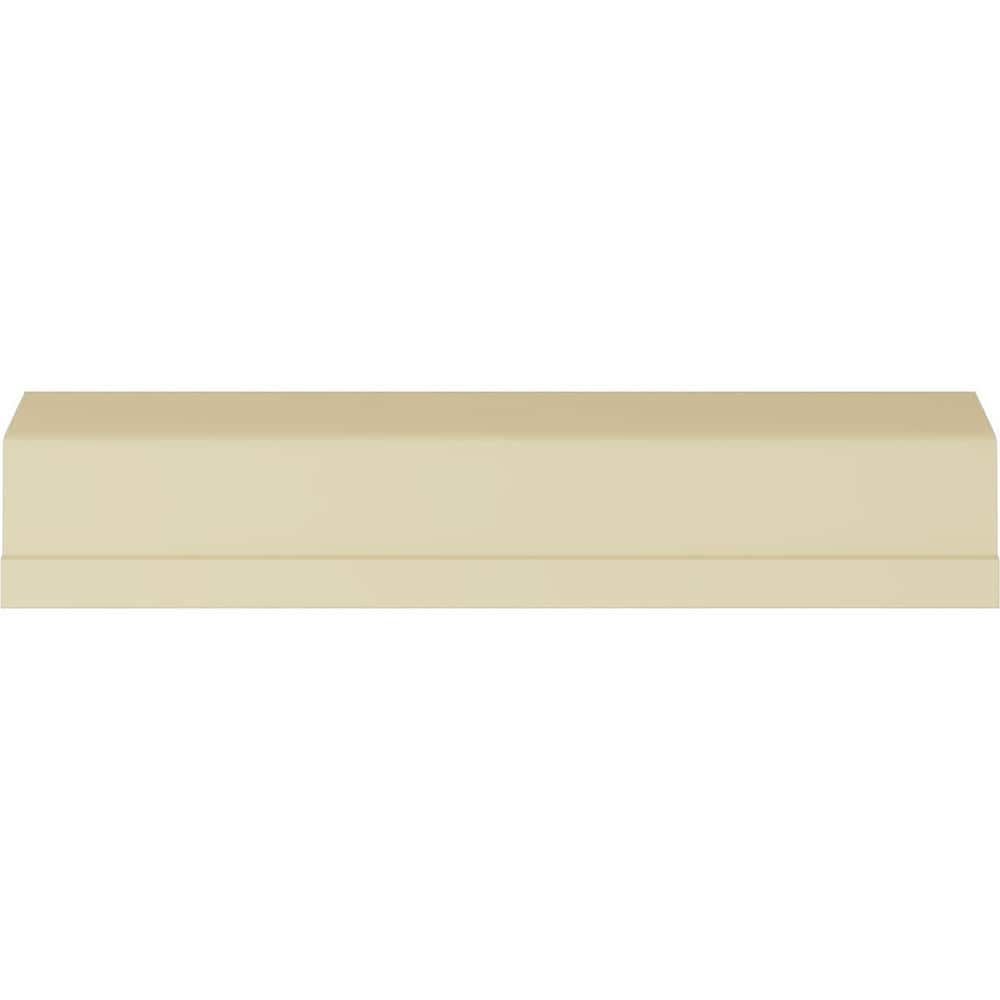 Ekena Millwork 4 in. H x 2-1/4 in. P x 4-1/2 in. F x 94-1/2 in. L Polyurethane Holmdel Traditional Smooth Crown Moulding (12-Pack)