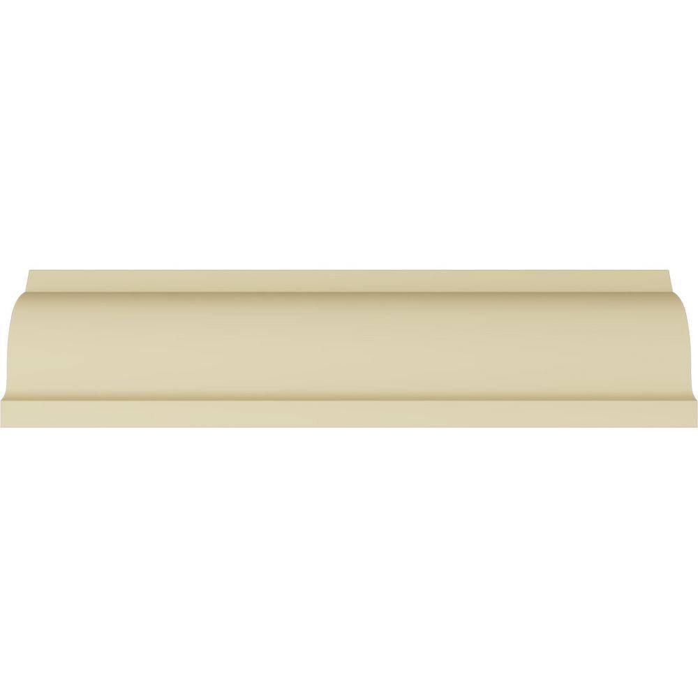 Ekena Millwork 2-3/4 in. x 4-1/4 in. x 94-1/2 in. Polyurethane Scott Crown Moulding