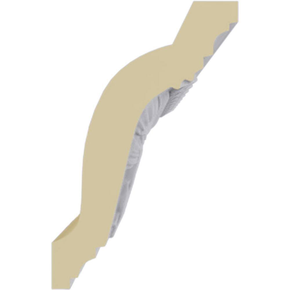 Ekena Millwork 2-3/4 in. x 4-1/4 in. x 94-1/2 in. Polyurethane Scott Crown Moulding