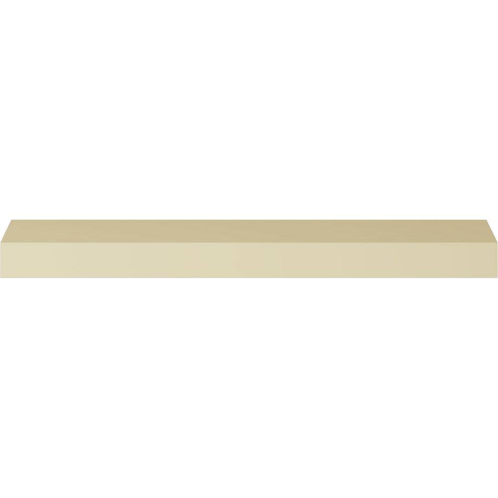 Ekena Millwork 4-1/4 in. H x 4-3/4 in. P x 6-3/8 in. F x 94-1/2 in. L Polyurethane Bradford Traditional Smooth Crown Moulding 12-Pack