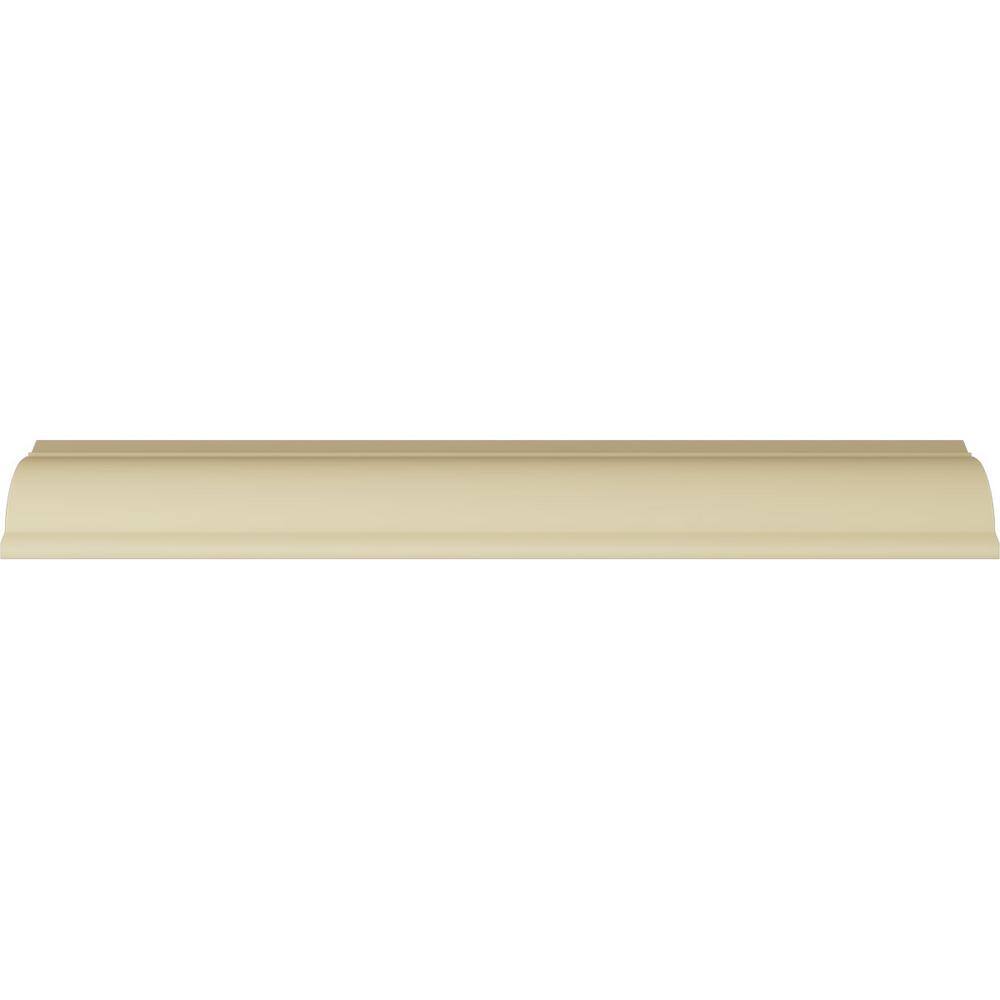 Ekena Millwork 4 in. x 4-3/8 in. x 94-1/2 in. Polyurethane Versailles Crown Moulding