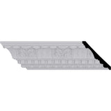 Ekena Millwork 4-3/4 in. x 4-3/4 in. x 94-1/2 in. Polyurethane Wakefield Crown Moulding