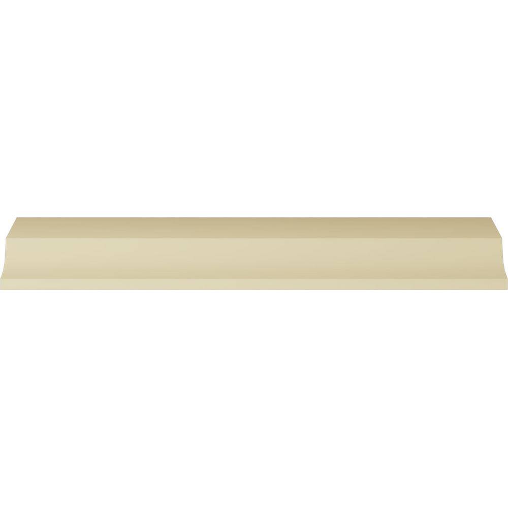 Ekena Millwork 4 in. x 5-1/4 in. x 94-1/2 in. Polyurethane Federal Egg and Dart Crown Moulding