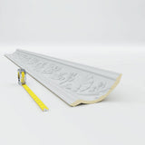 Ekena Millwork 6-1/4 in. x 6-3/8 in. x 94-1/2 in. Polyurethane Cornelia Crown Moulding