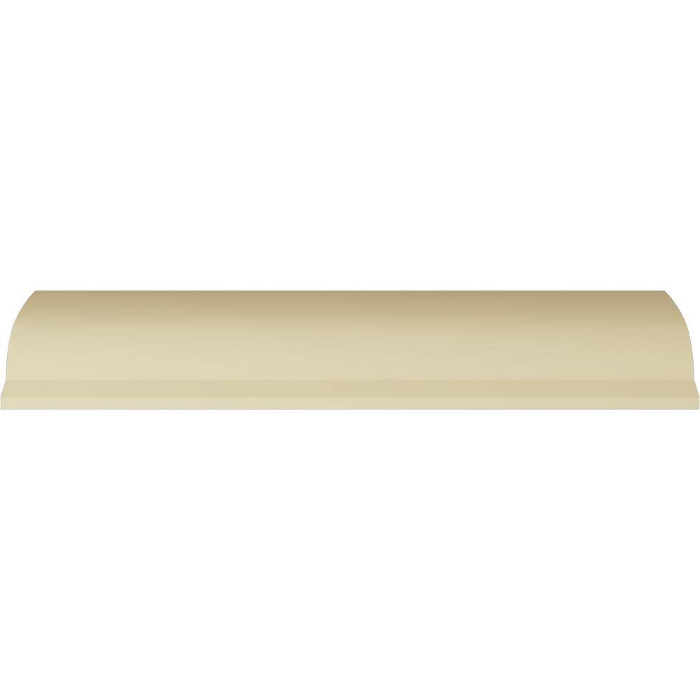 Ekena Millwork 6-1/4 in. x 6-3/8 in. x 94-1/2 in. Polyurethane Cornelia Crown Moulding