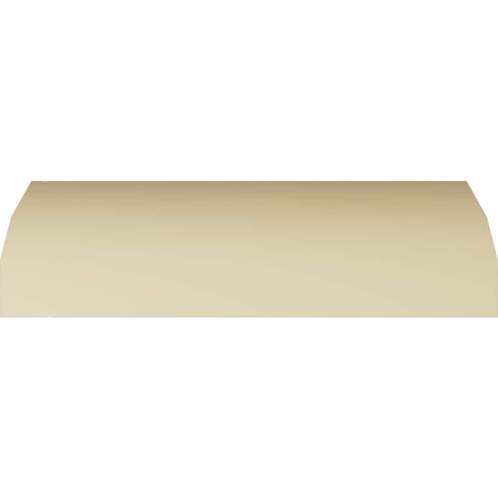 Ekena Millwork 7-7/8 in. x 7-7/8 in. x 94-1/2 in. Polyurethane Foster Cove Crown Moulding