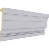 Ekena Millwork 3-5/8 in. x 11-7/8 in. x 94-1/2 in. Polyurethane Standard Crown Moulding