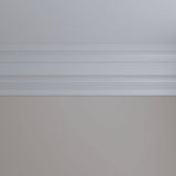 Ekena Millwork 3-5/8 in. x 11-7/8 in. x 94-1/2 in. Polyurethane Standard Crown Moulding