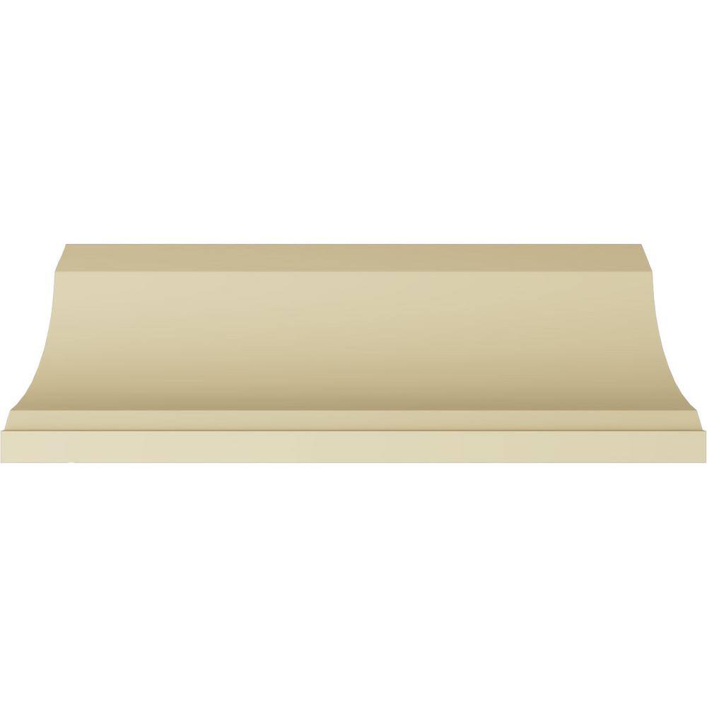 Ekena Millwork 11-7/8 in. x 11-7/8 in. x 94-1/2 in. Polyurethane Claremont Crown Moulding