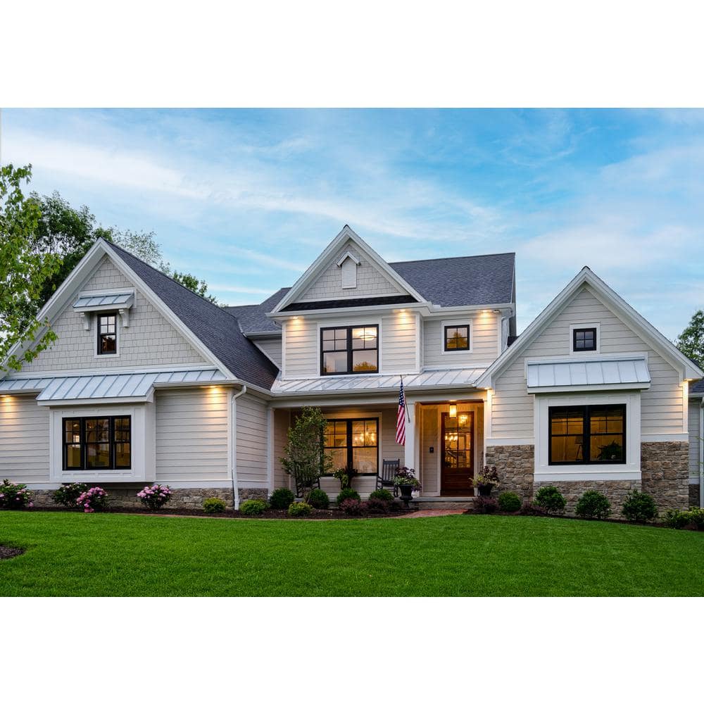 James Hardie 5/16 in. x 8-1/4 in. x 12 ft. HardiePlank Select Cedarmill Lap Siding, HZ10, Primed