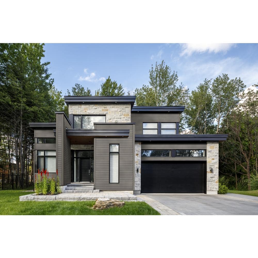 James Hardie 5/16 in. x 8-1/4 in. x 12 ft. HardiePlank Select Cedarmill Lap Siding, HZ10, Primed