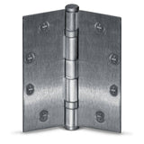 JELD-WEN 36 in. x 80 in. 9 Lite Primed Fiberglass Prehung Right-Hand Inswing Entry Door
