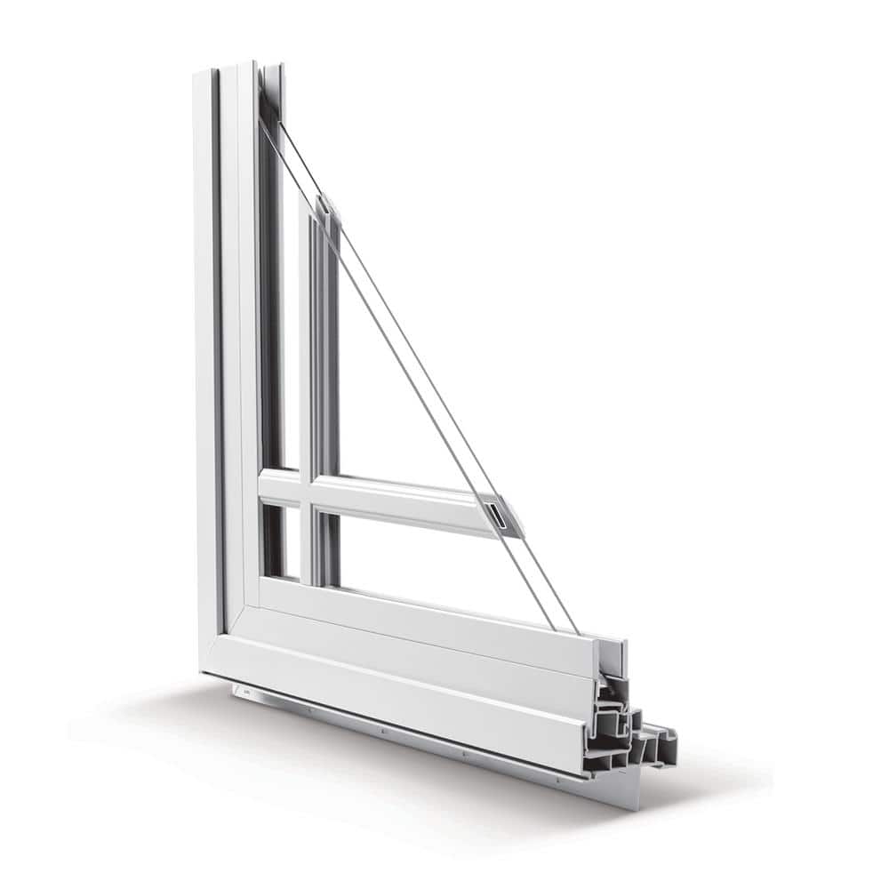 JELD-WEN 36 in. x 80 in. Primed Left-Hand Inswing 6-Lite Clear Steel Prehung Front Door with Brickmould