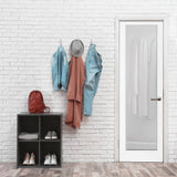 Krosswood Doors 32 in. x 96 in. 1-Lite Satin Etch Solid Core MDF Primed Interior Door Slab